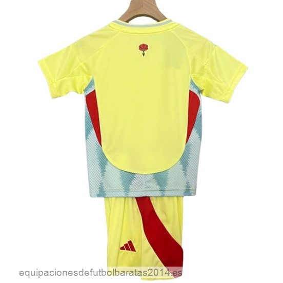 Nuevo 2ª Conjunto De Niños Espana 2024 Amarillo Baratas